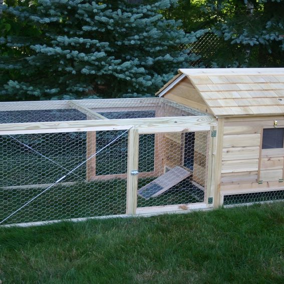 Hand Crafted Cedar Duck Hutch / Chicken Coop by Lyons Woodworking, LLC ...