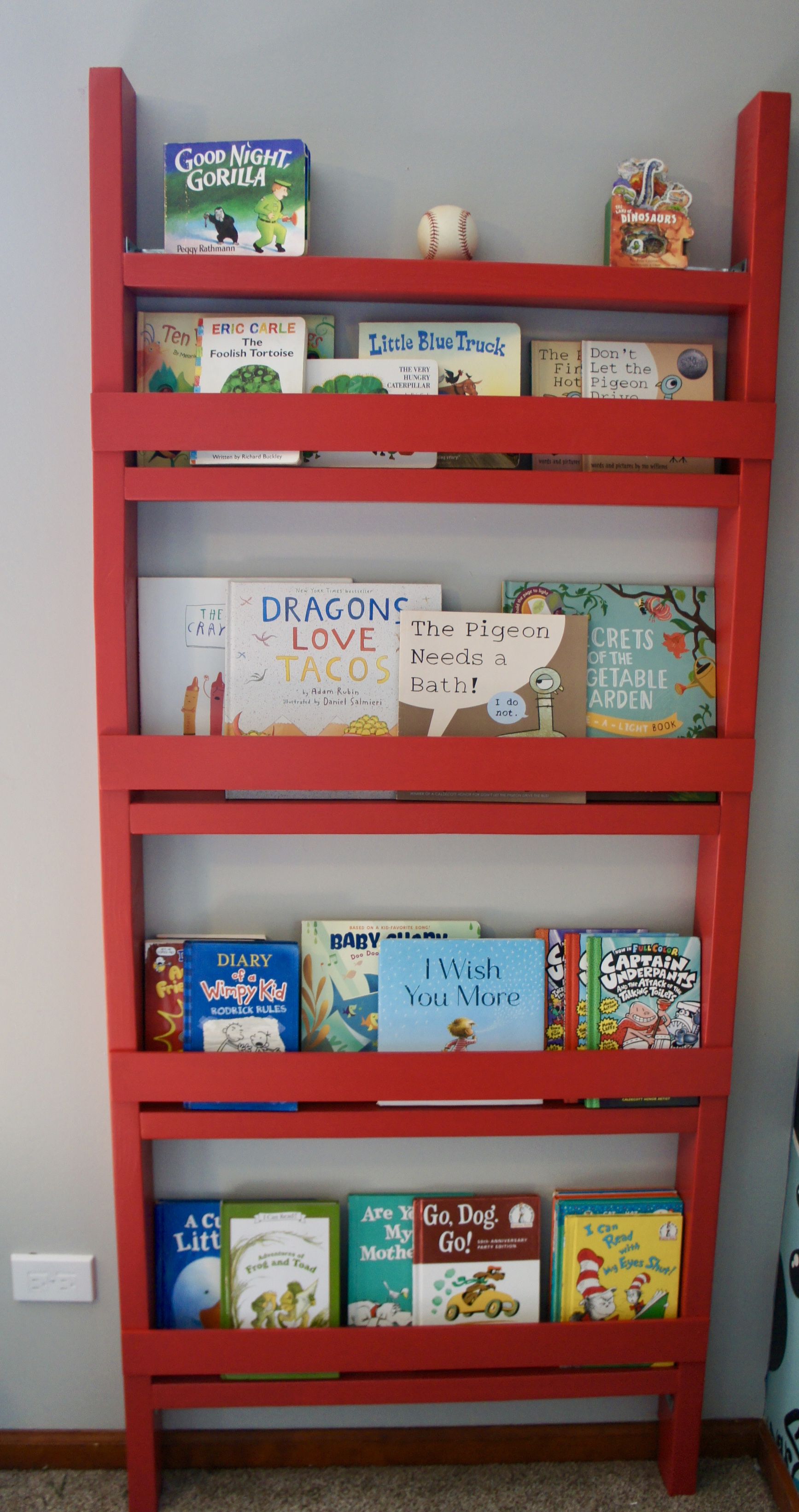 Handmade Eager Reader Bookshelf Unit, Bookcase Made In Usa