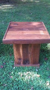 Custom Made Reclaimed Oak End Tables