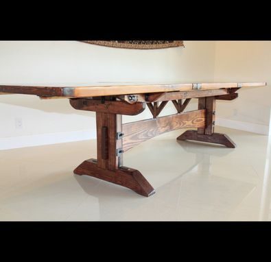 Custom Made Large Extendable Dining Table