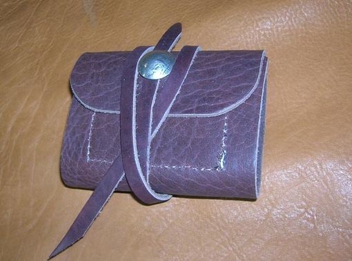 Custom Made Leather Fly Pouch