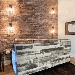 7 Foot Memphis Reception Desk, Retail Counter, Rustic Desk, Reclaimed Wood  Desk -  Canada