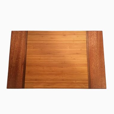 Custom Made Eco-Friendly Bamboo, Cherry, And Walnut Cutting Board