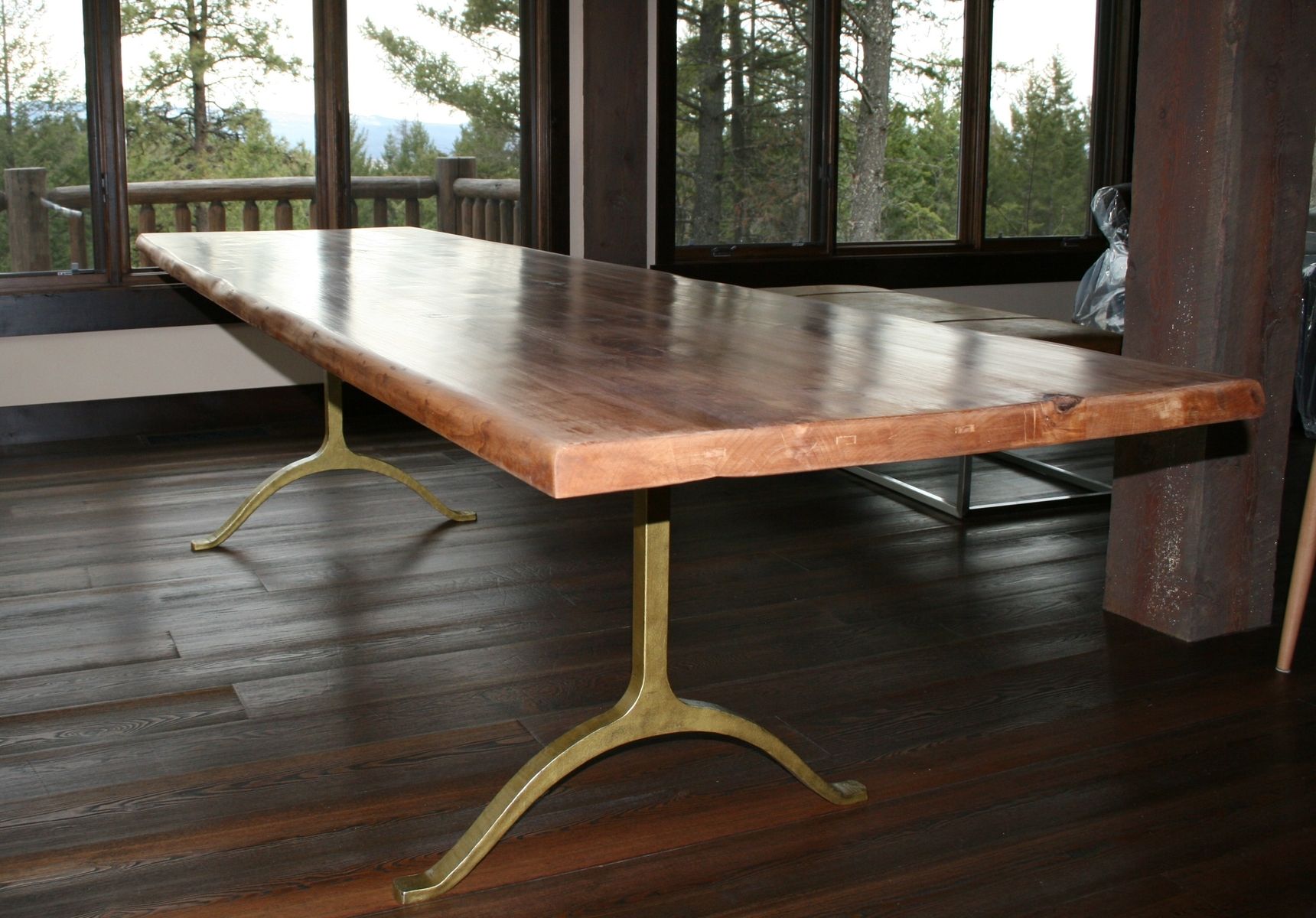 Hand Made Rustic Dining Table by Echo Peak Design | CustomMade.com