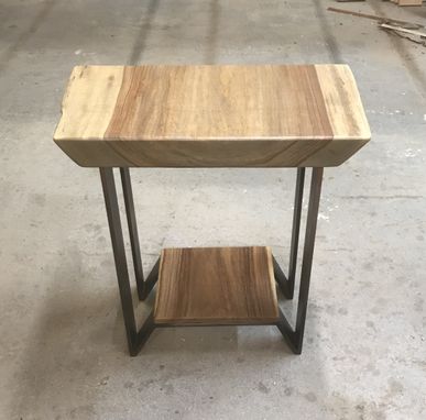 Custom Made Live Edge Side Table