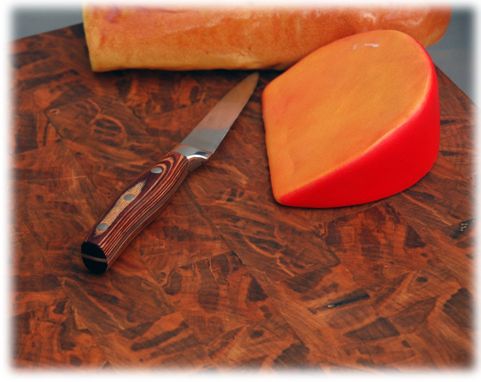 Custom Made End-Grain Ambrosia Maple Cutting Board (Butcher Style)