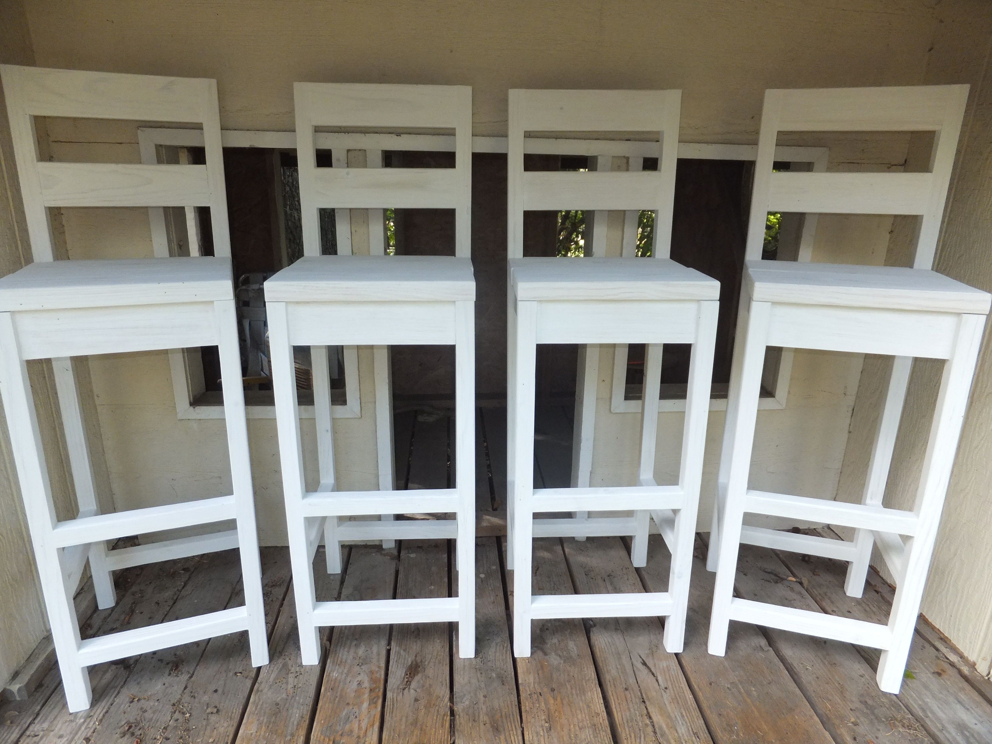 Custom Made Farmhouse Bar Stools by THH CREATIONS