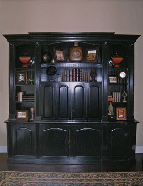 Custom Made Large Display And Entertainment Center