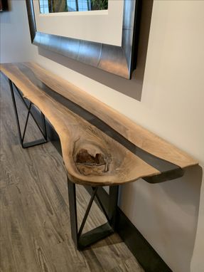 Custom Made Live Edge Epoxy River Coffee Dining Tables