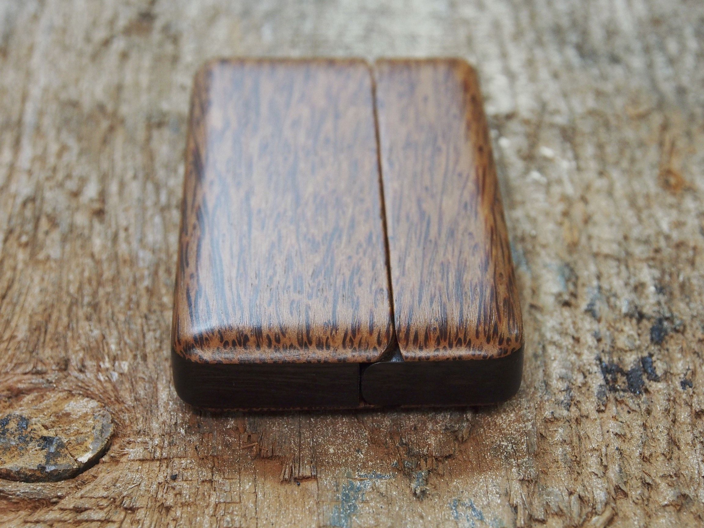 Buy Custom Made Wood Wallet And Business Card Holder, made to order