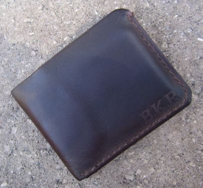 Custom Made Leather Wallets, Slim Bifold Wallet, Minimalist Wallet