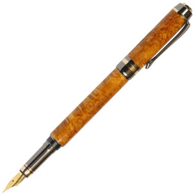 Custom Made Lanier Elite Fountain Pen - Yellow Box Elder - Fe7w16