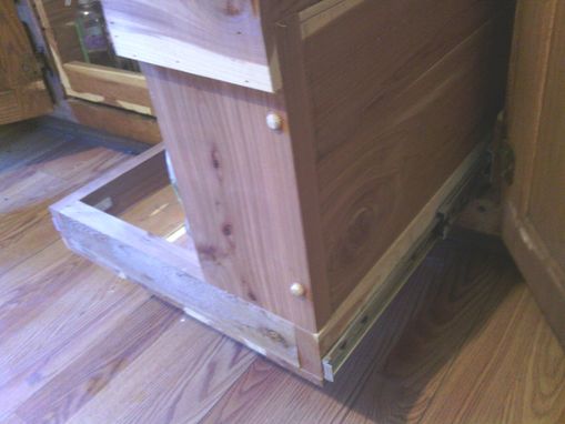 Custom Made Custom Wooden Storage Compartment
