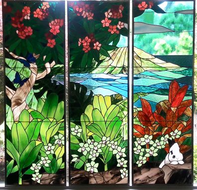 Custom Made Triptych - Room With A View