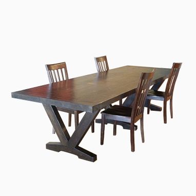 Custom Made Modern Barn Wood Dining Table