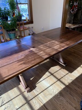 Custom Made Custom Walnut Dining Table With Leaf