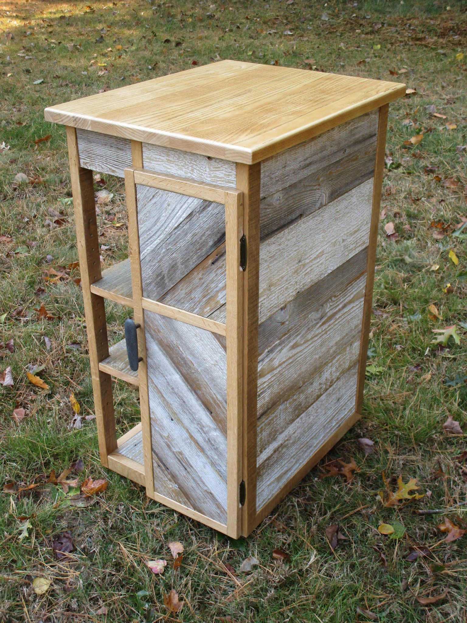 Hand Made Rustic Kitchen Cart by KL Design, Inc.