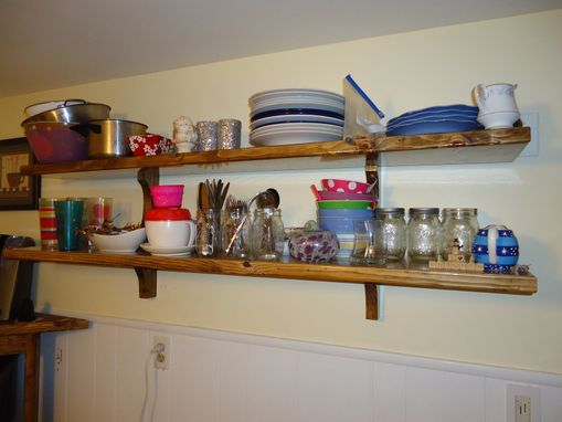 Custom Made Kitchen Shelves