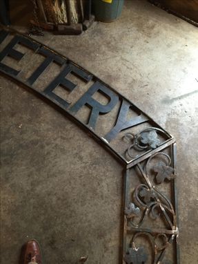 Custom Made Decorative Metal And Reclaimed Barn Wood Sign