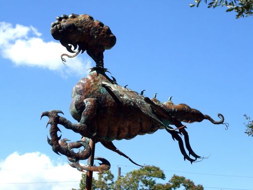 Custom Made Copper Weathervane Sculpture