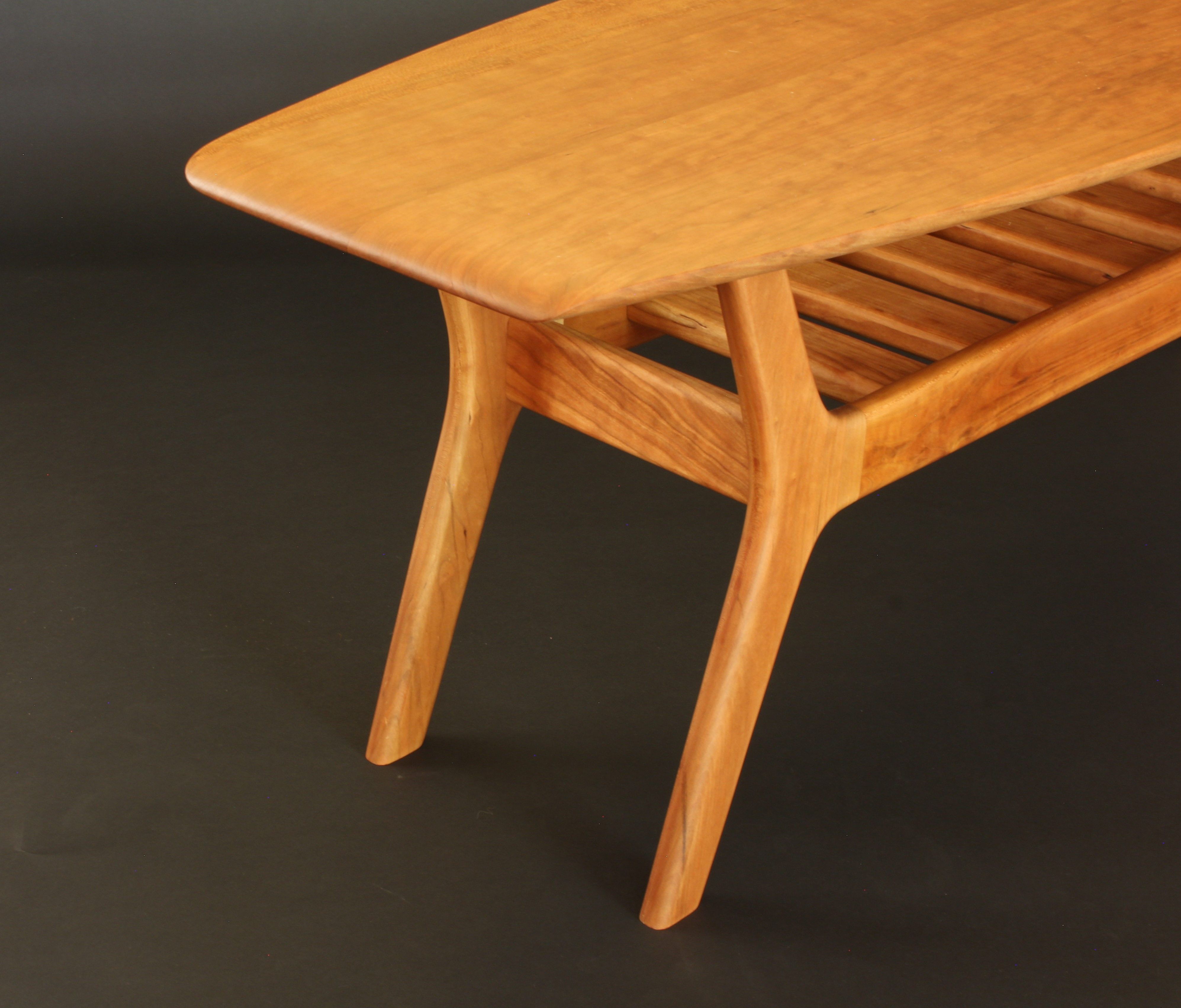 Buy Hand Crafted Spicoli Danish Surfboard Coffee Table In Cherry, made