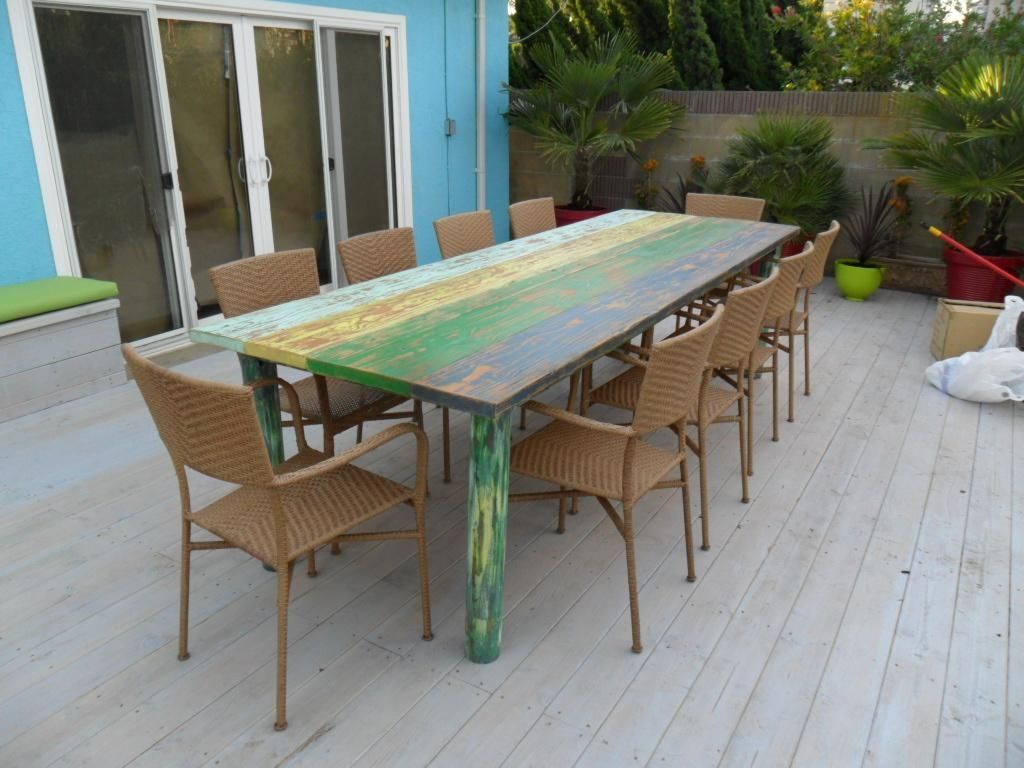 Colorful deals dining table