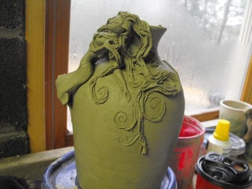 Custom Made Sculpted Mermaid, Octopus, & Angel Jug