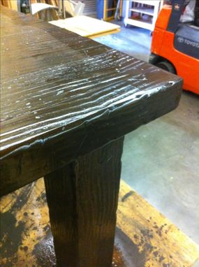 Custom Made Reclaimed Rustic Distressed Dinning Table.