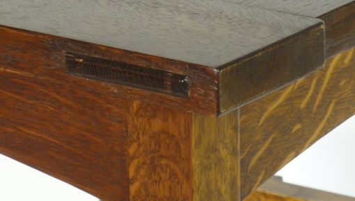 Custom Made Reproduction Stickley 12 Tile Side Table