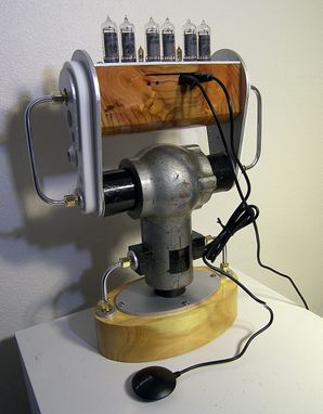 Custom Made Steampunk Nixie Tube Clock