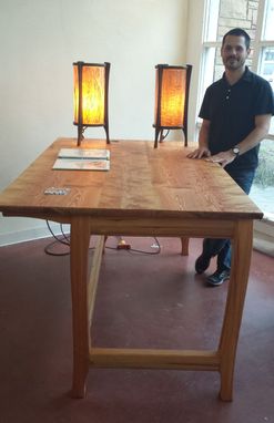 Custom Made River Pine Kitchen Work Table