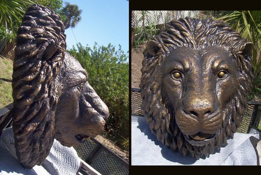 Custom Made Lionhead Tuscan Bronze 3x4 Ft.