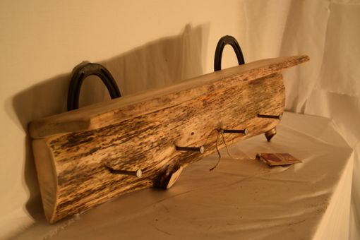 Custom Made Live Edge Coat Rack