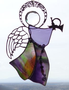Custom Made Stained Glass Angels