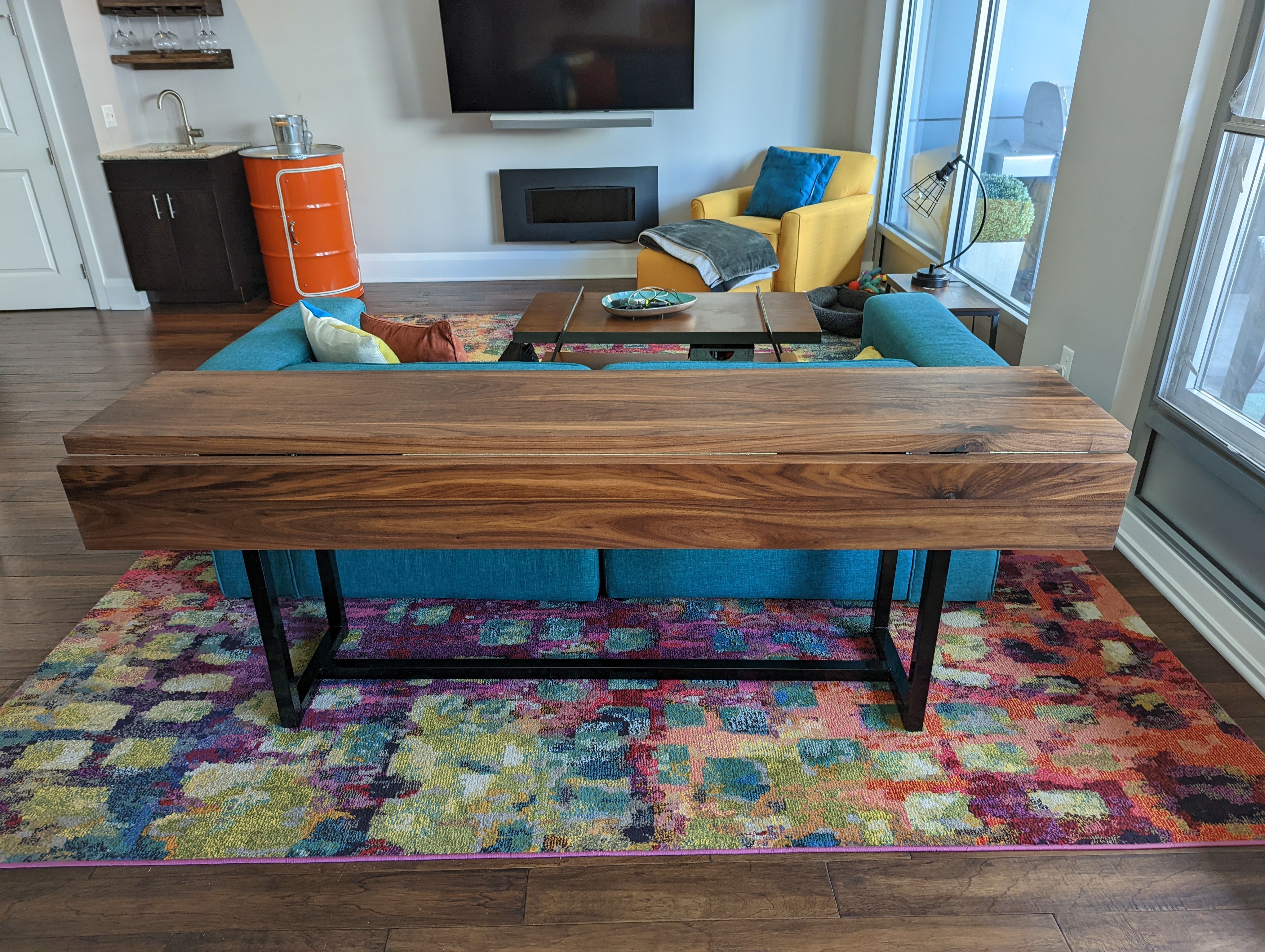 Custom drop leaf deals table