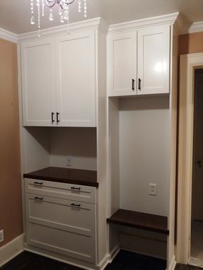 Custom Made Mud Room Custom Cabinetry
