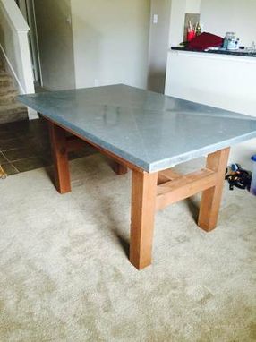 Custom Made Cedar Wood Farm Table