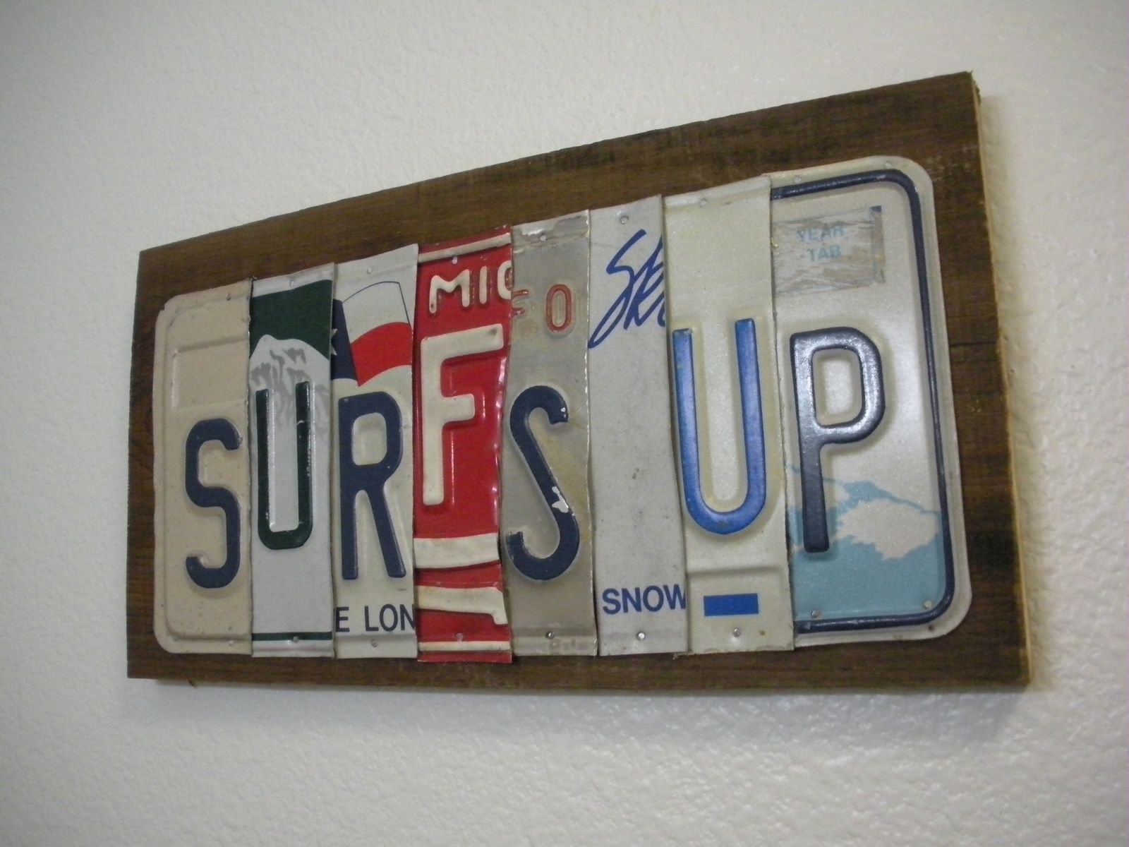 Fishing Plates  License plate art, Shop signs, License plate