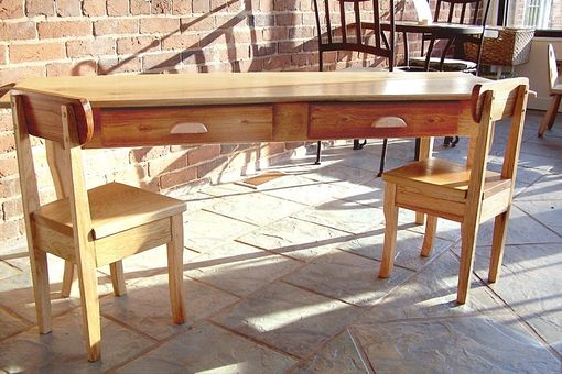 Custom Made Barnwood Furniture Child's Table And Chairs