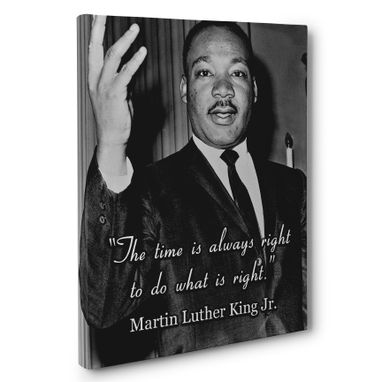 Custom Made Martin Luther King Jr. Motivation Quote Canvas Wall Art