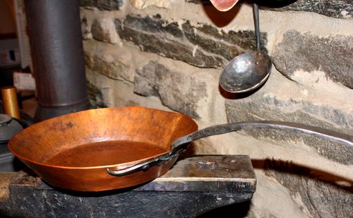 Custom Made Handformed Copper Pan