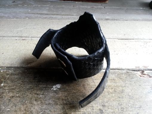 Custom Made Leather Bat Wing Cuff