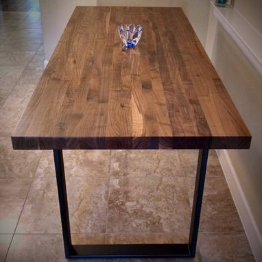 Custom Made Walnut Butcher Block Table Top