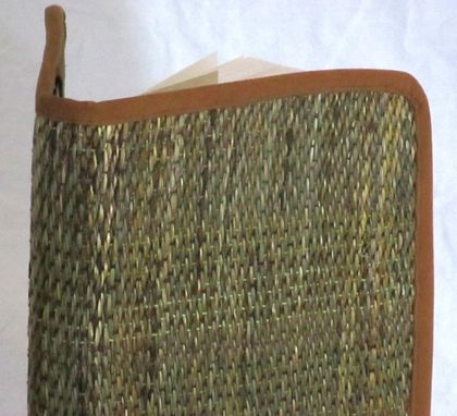 Custom Made Hand Woven Grasscloth Covered Journal