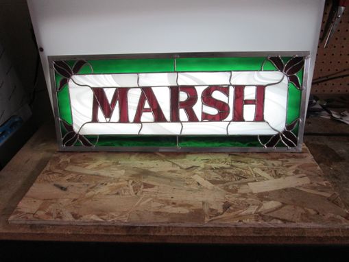 Custom Made Personalized Stained Glass Panel For Gift