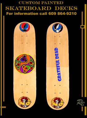 Custom Made Custom Painted,Skateboard, Deck, Designs, One Of A Kind, Skate Board