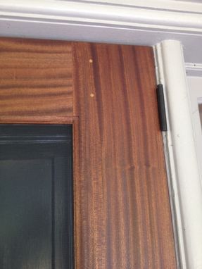 Custom Made Sapele Screen/Storm Door