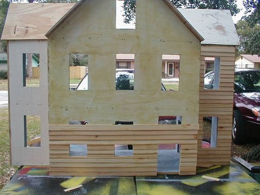 Custom Made Wood Doll House