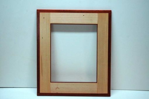 Custom Made Maple And Padauk Wall Frame