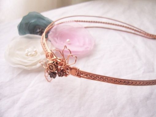 Custom Made Hand Forged Copper Wirework Headband